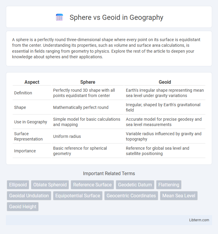 Geoid vs Sphere in Geography - What is The Difference?