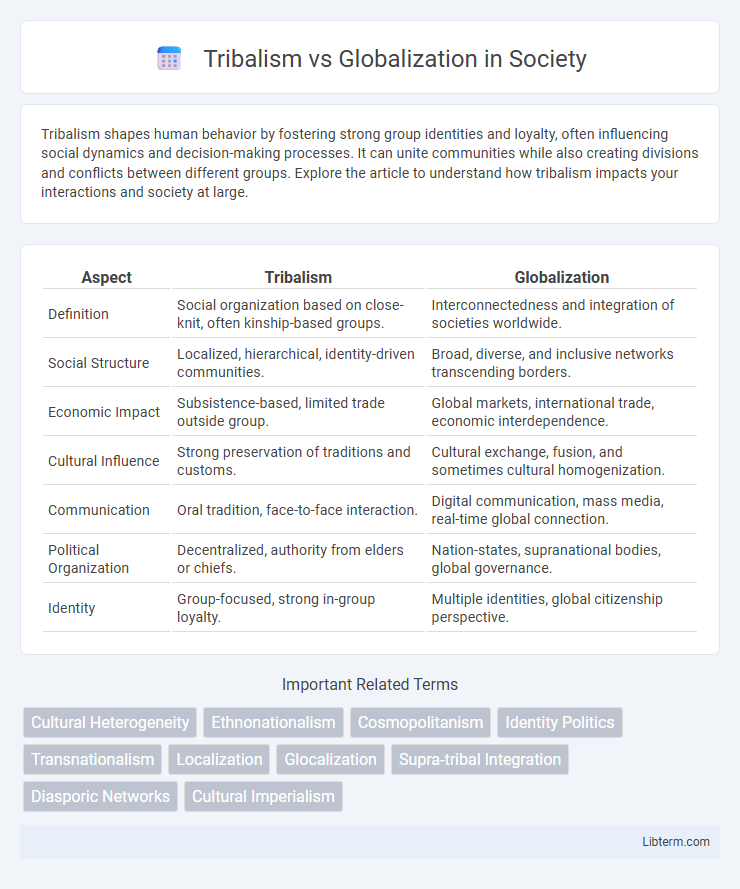Globalization vs Tribalism in Society - What is The Difference?