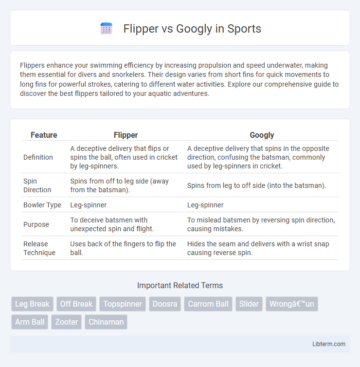 Googly vs Flipper in Sports - What is The Difference?