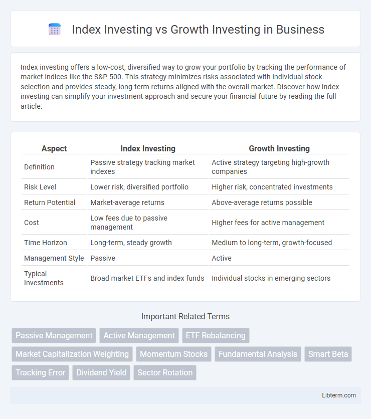 Growth Investing vs Index Investing in Business - What is The Difference?