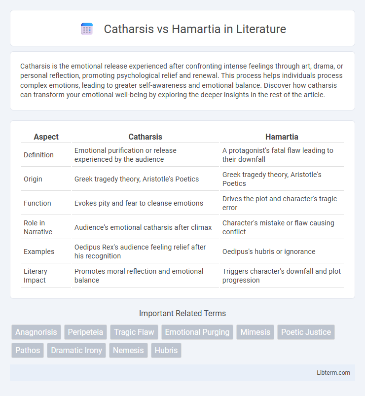 Hamartia vs Catharsis in Literature - What is The Difference?