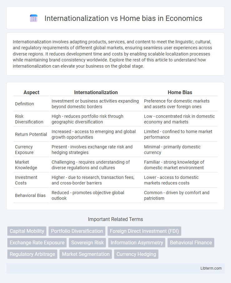 Home bias vs Internationalization in Economics - What is The Difference?