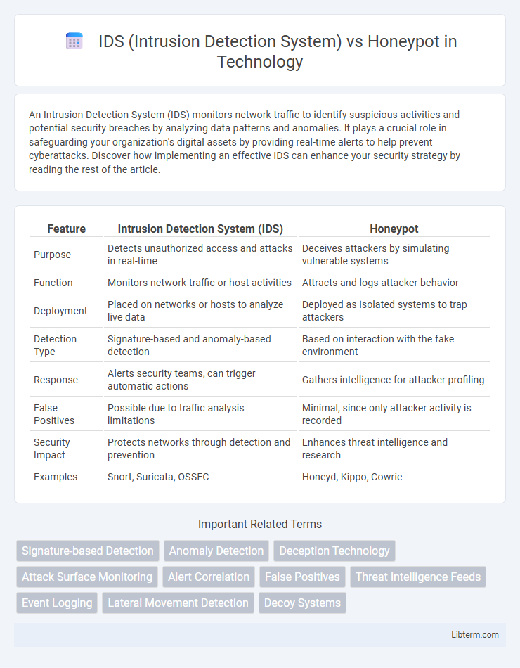 Honeypot vs IDS (Intrusion Detection System) in Technology - What is The Difference?