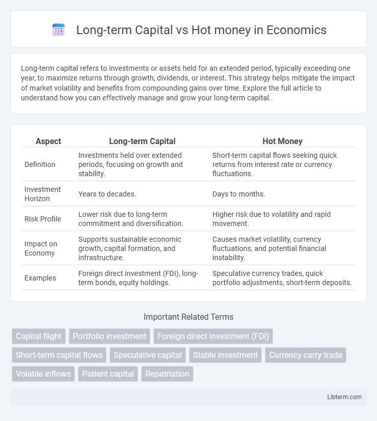 Hot money vs Long-term Capital in Economics - What is The Difference?