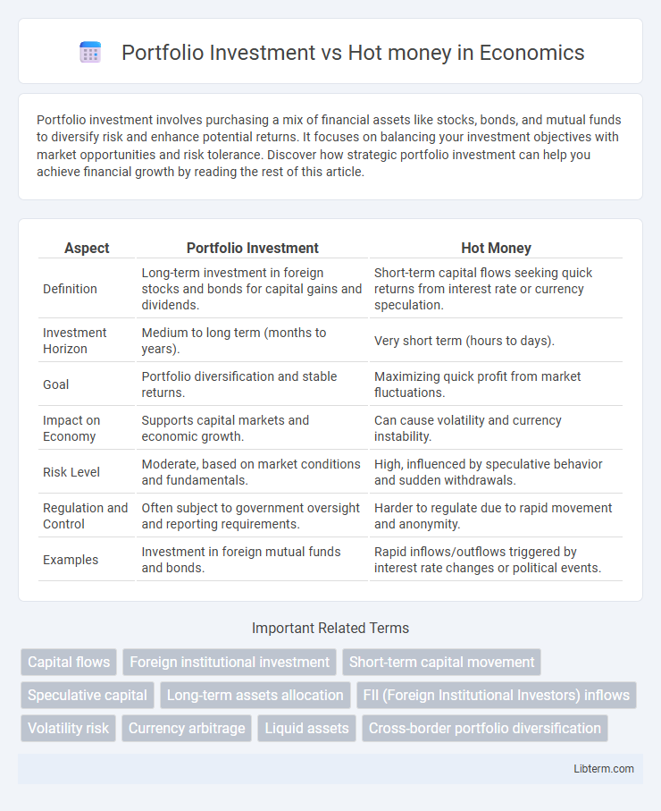 Hot money vs Portfolio Investment in Economics - What is The Difference?