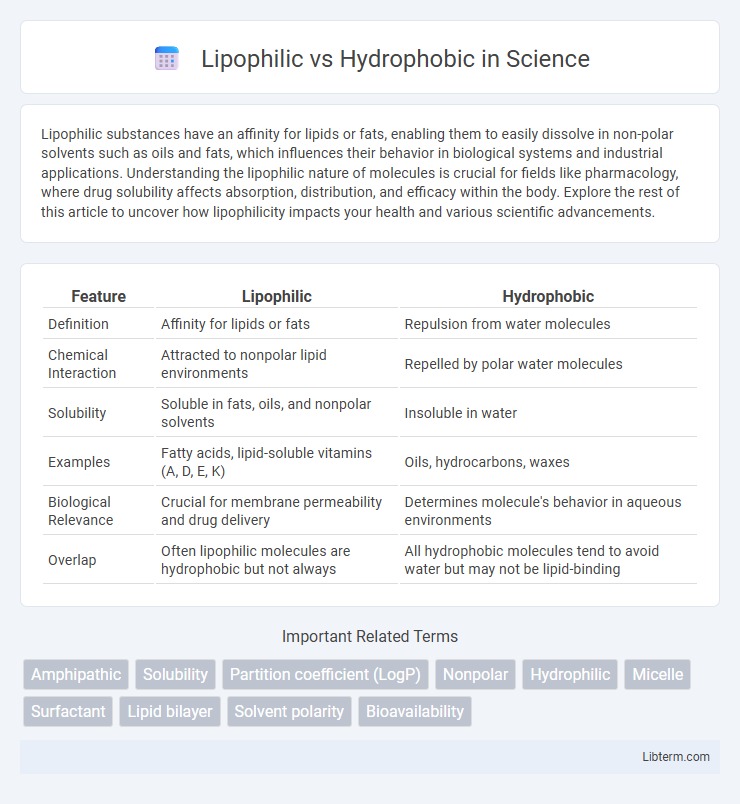 Hydrophobic vs Lipophilic in Science - What is The Difference?