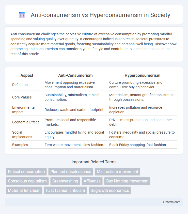 Hyperconsumerism vs Anti-consumerism in Society - What is The Difference?