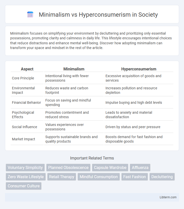 Hyperconsumerism vs Minimalism in Society - What is The Difference?