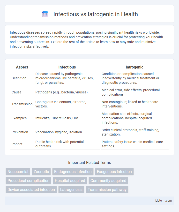 Iatrogenic vs Infectious in Health - What is The Difference?