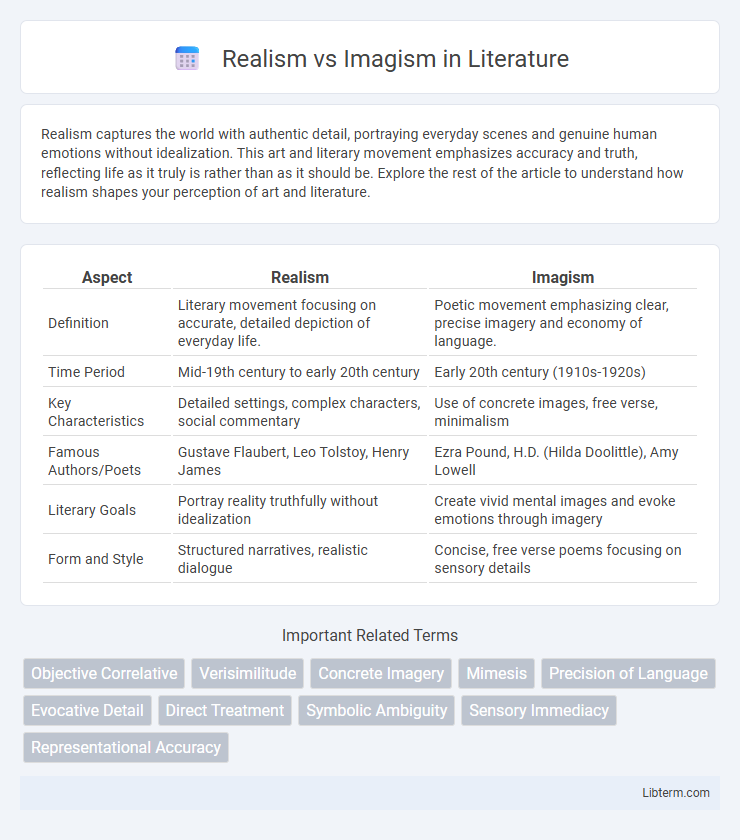 Imagism vs Realism in Literature - What is The Difference?