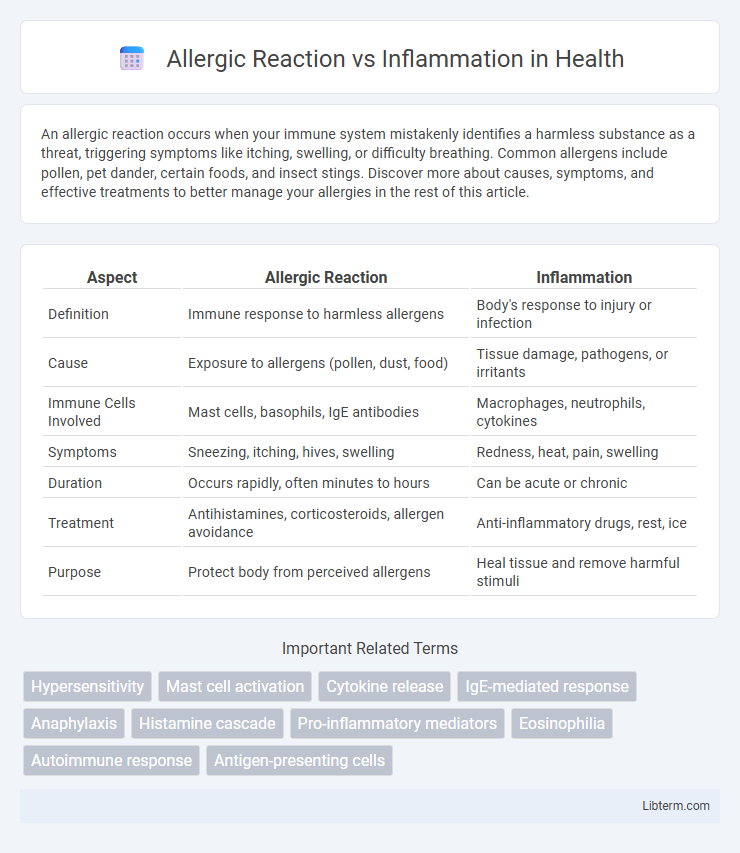 Inflammation vs Allergic Reaction in Health - What is The Difference?