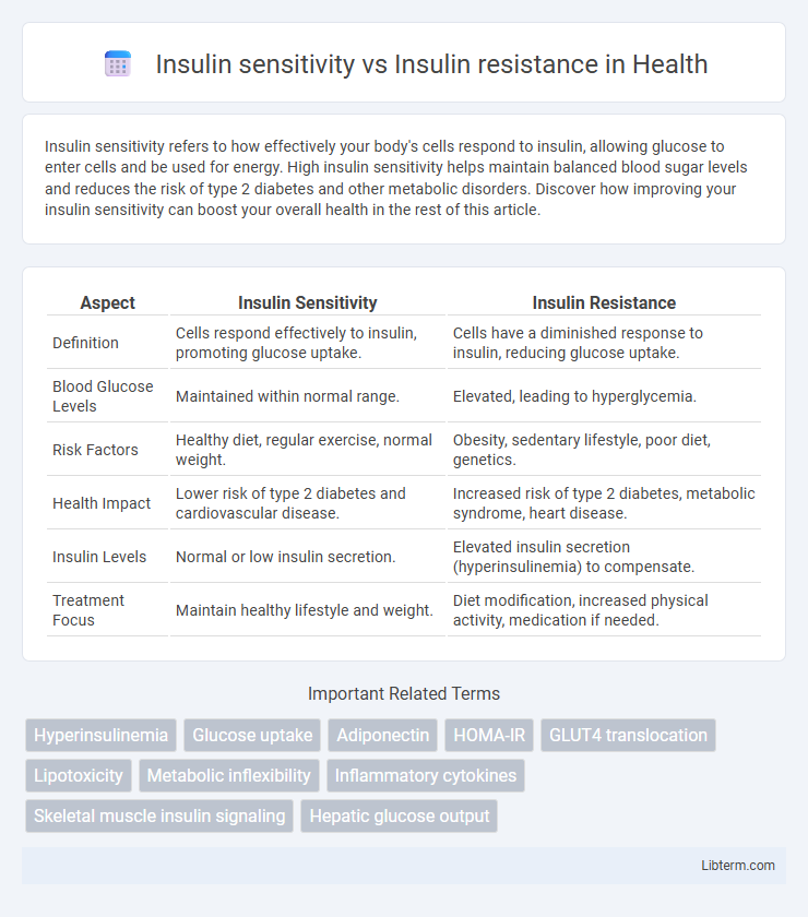 Insulin resistance vs Insulin sensitivity in Health - What is The Difference?