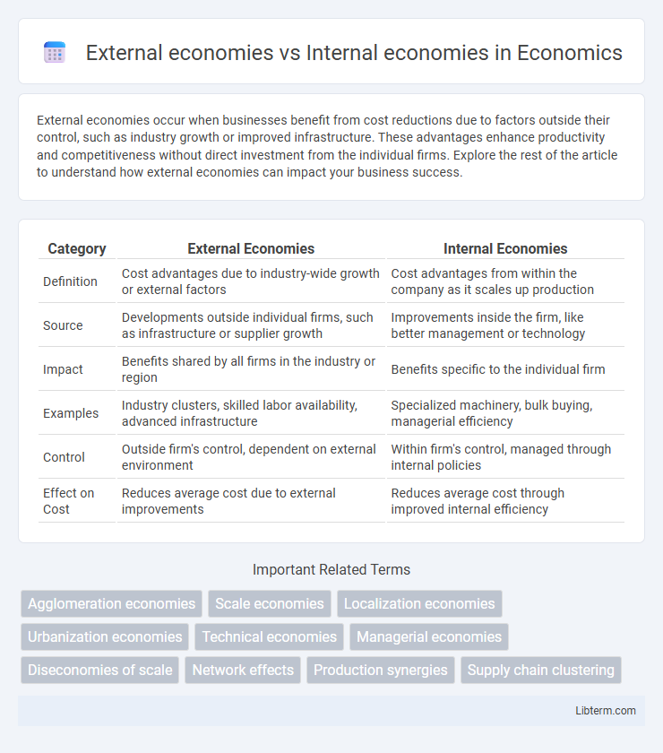 Internal economies vs External economies in Economics - What is The Difference?