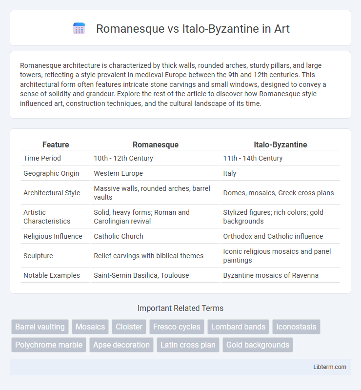 Italo-Byzantine vs Romanesque in Art - What is The Difference?