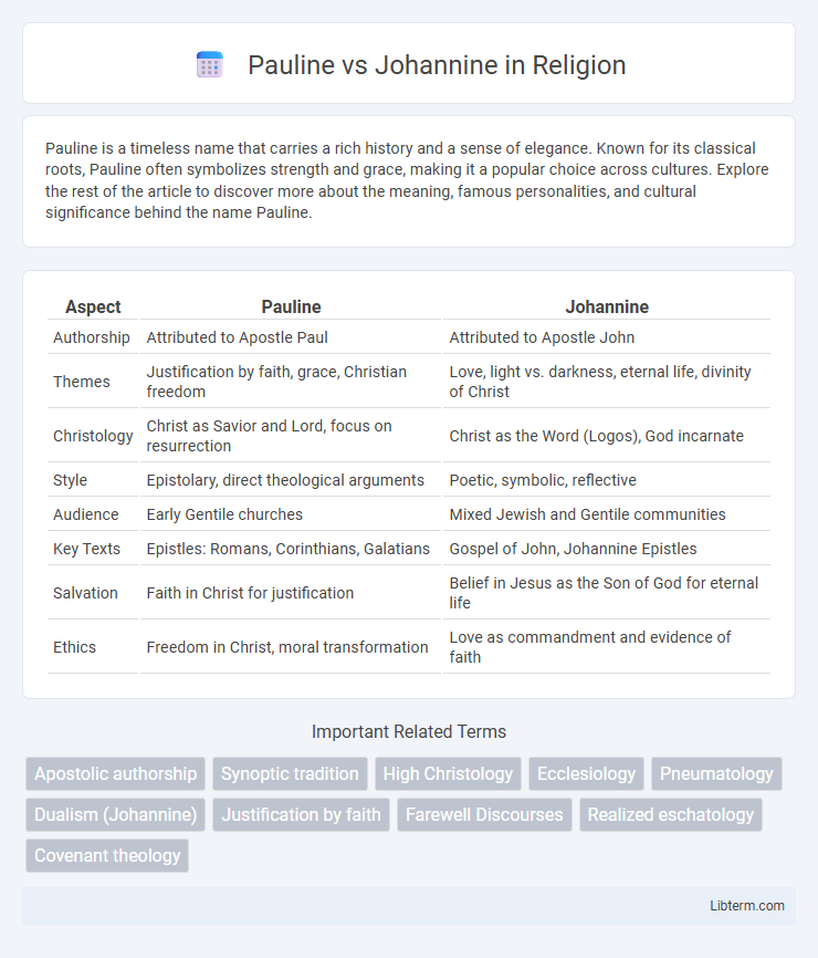 Johannine vs Pauline in Religion - What is The Difference?