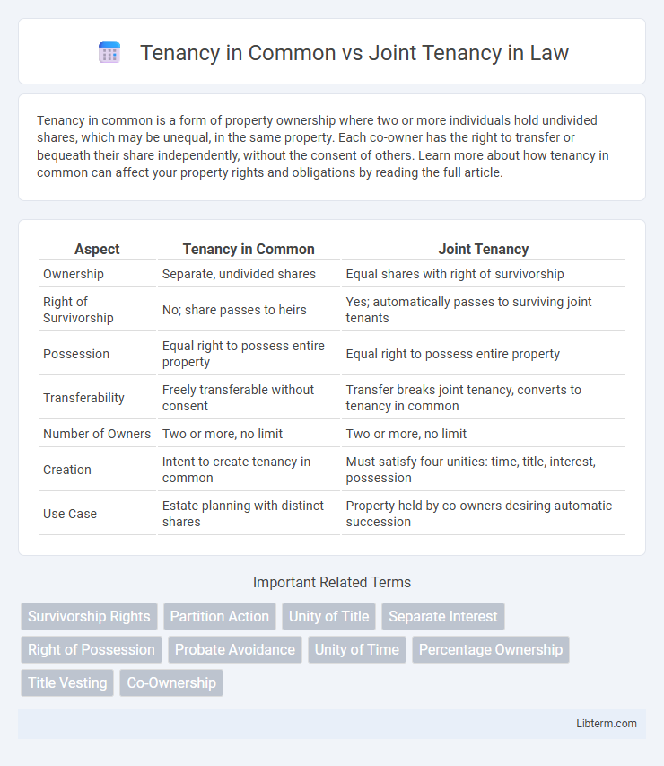 Joint Tenancy vs Tenancy in Common in Law - What is The Difference?