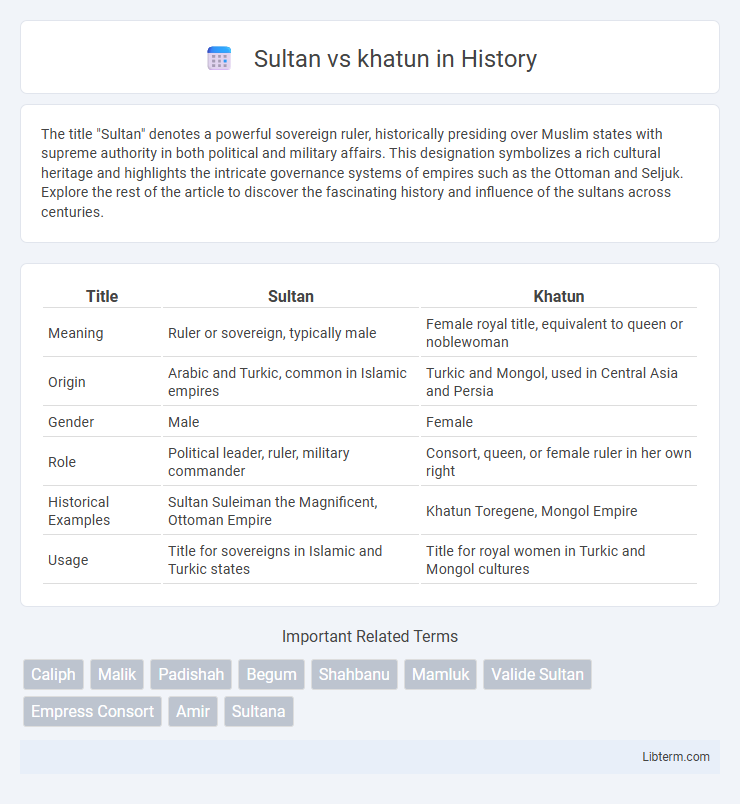 khatun vs Sultan in History - What is The Difference?