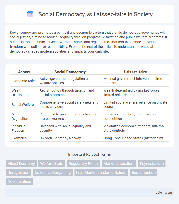 Laissez-faire vs Social Democracy in Society - What is The Difference?