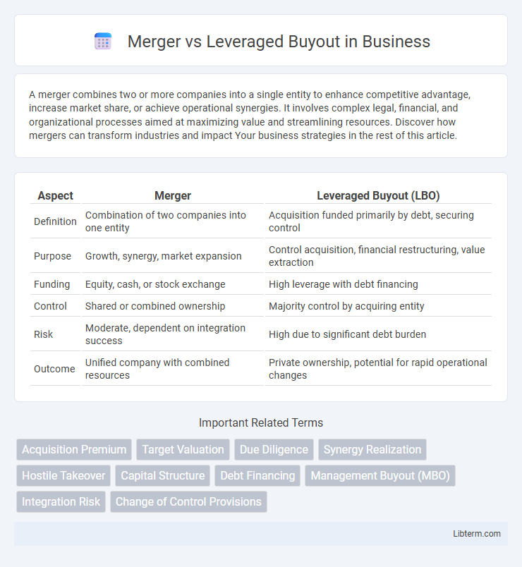 Leveraged Buyout vs Merger in Business - What is The Difference?