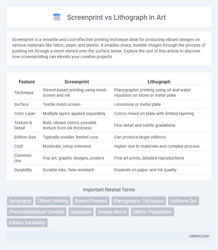 Lithograph vs Screenprint in Art - What is The Difference?