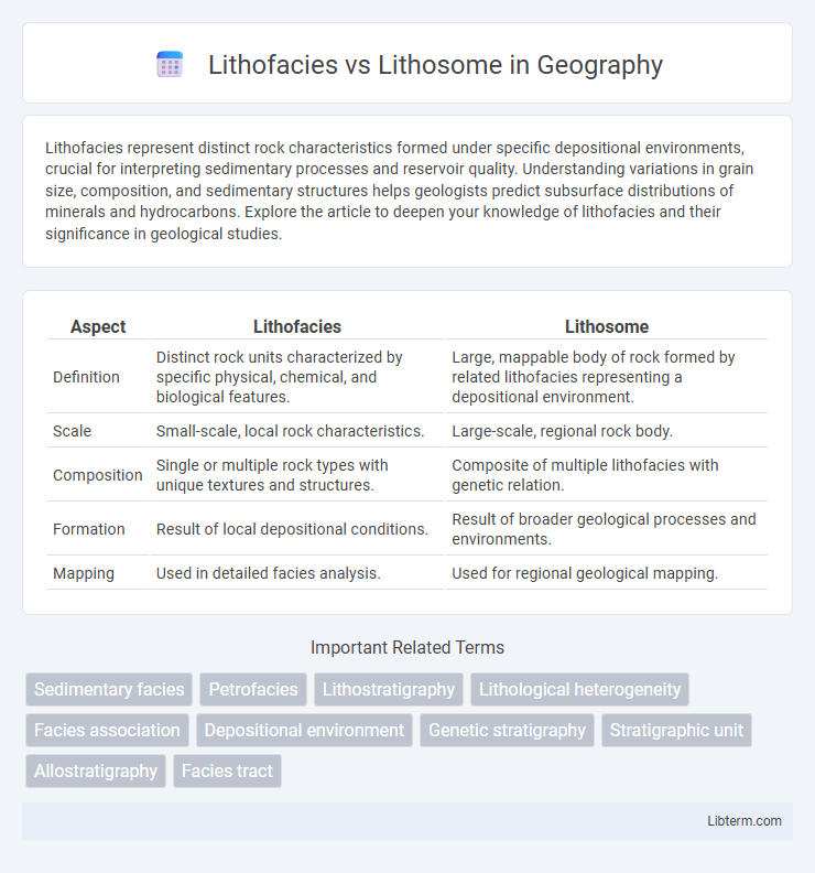 Lithosome vs Lithofacies in Geography - What is The Difference?