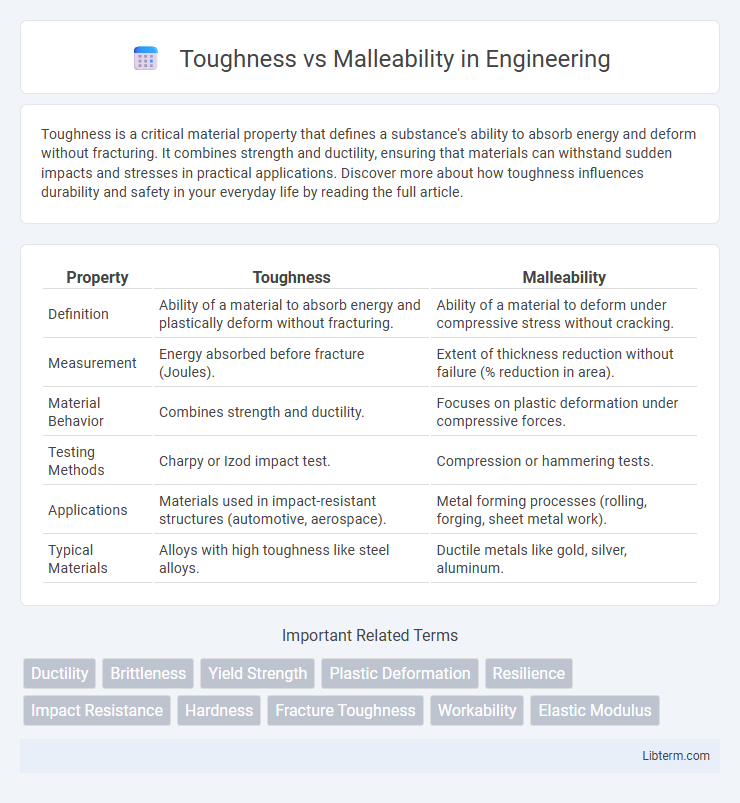 Malleability vs Toughness in Engineering - What is The Difference?