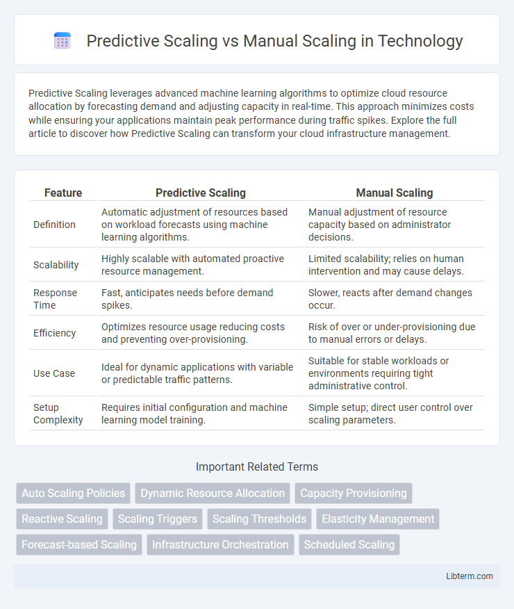 Manual Scaling vs Predictive Scaling in Technology - What is The Difference?