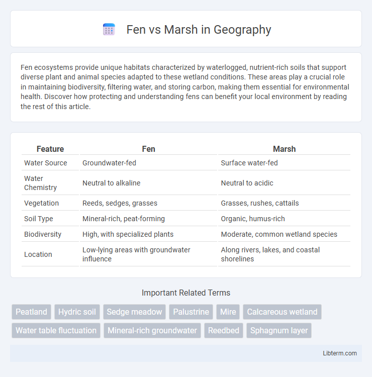 Marsh vs Fen in Geography - What is The Difference?
