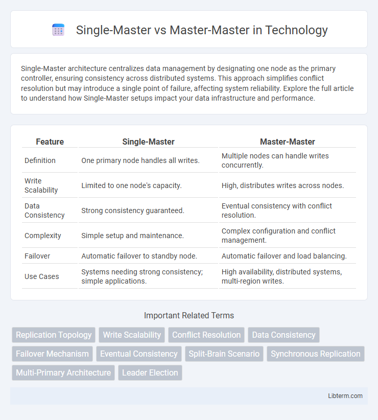 Master-Master vs Single-Master in Technology - What is The Difference?