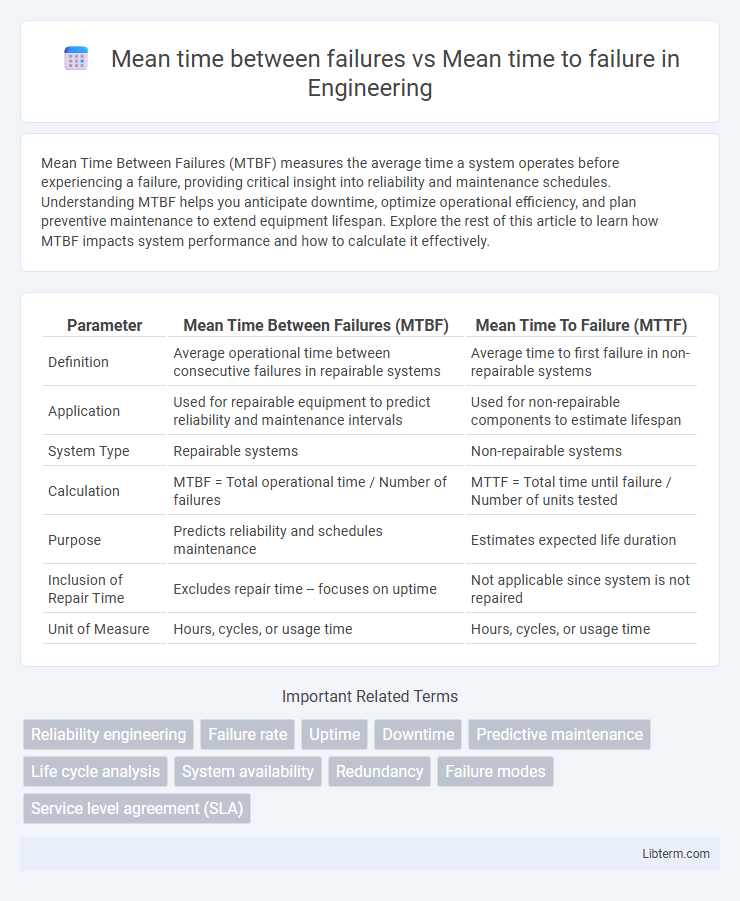 Mean time to failure vs Mean time between failures in Engineering - What is The Difference?