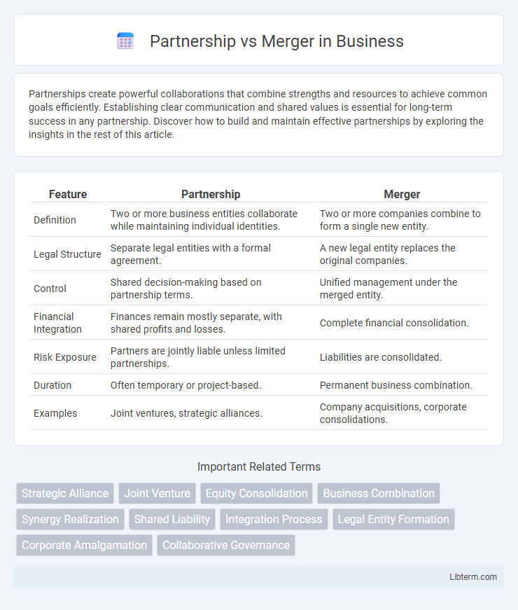 Merger vs Partnership in Business - What is The Difference?