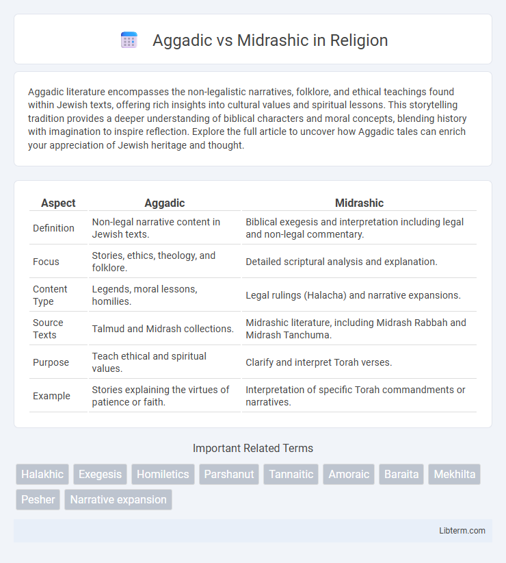 Midrashic vs Aggadic in Religion - What is The Difference?