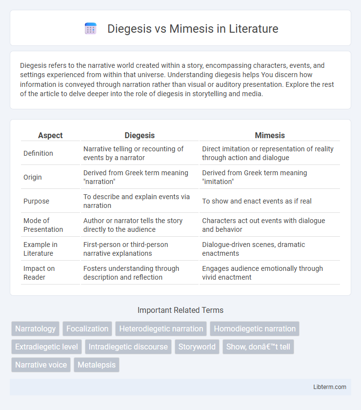 Mimesis vs Diegesis in Literature - What is The Difference?