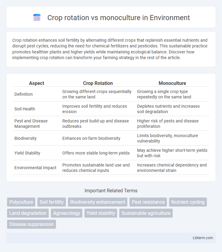 monoculture vs Crop rotation in Environment - What is The Difference?