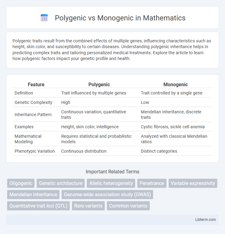 Monogenic vs Polygenic in Mathematics - What is The Difference?