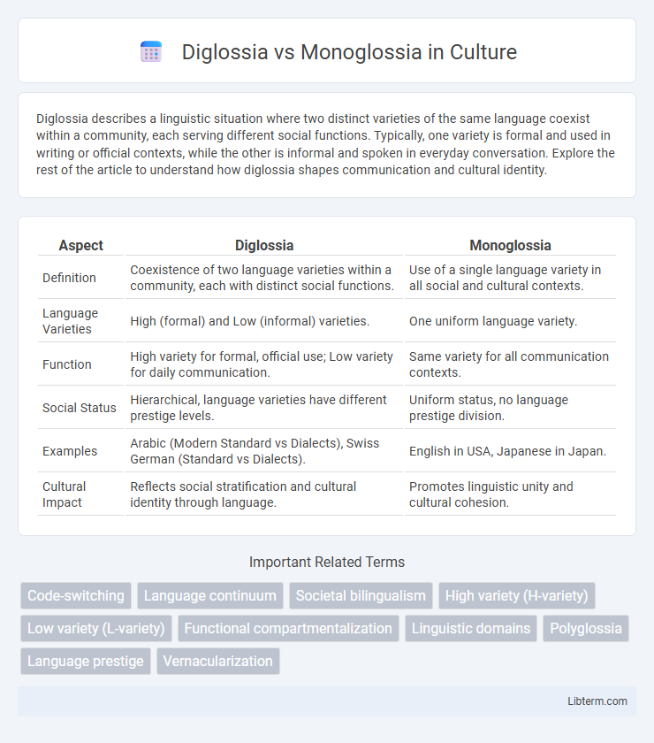 Monoglossia vs Diglossia in Culture - What is The Difference?