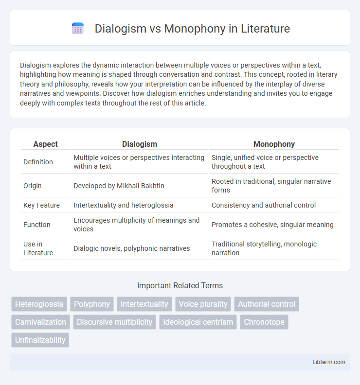 Monophony vs Dialogism in Literature - What is The Difference?