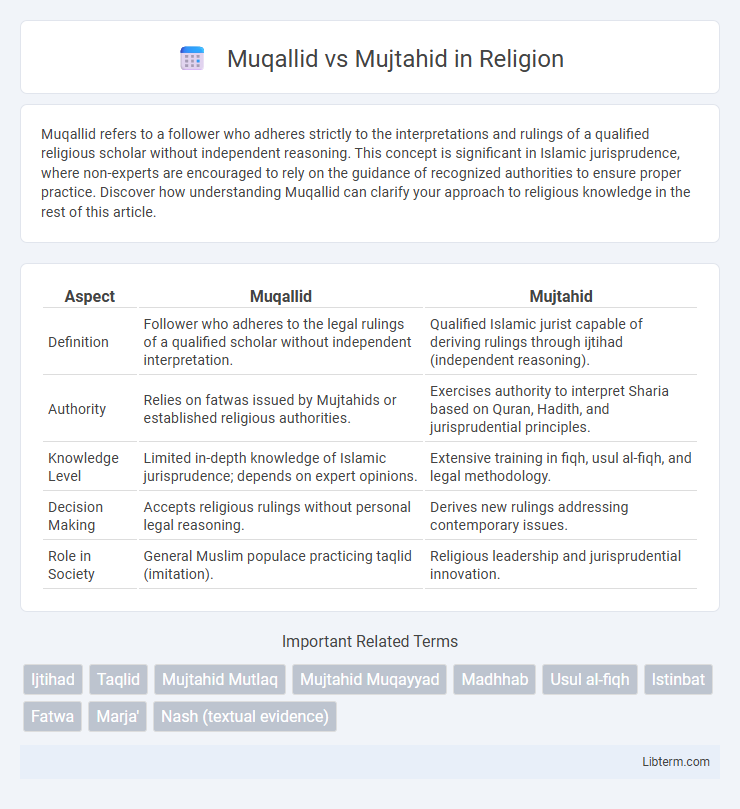 Mujtahid vs Muqallid in Religion - What is The Difference?