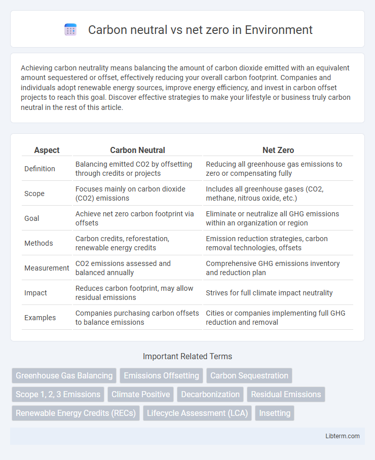 net zero vs Carbon neutral in Environment - What is The Difference?