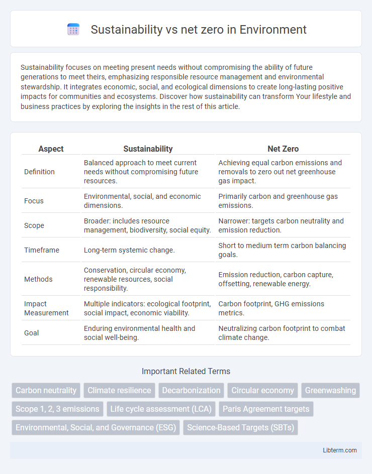 net zero vs Sustainability in Environment - What is The Difference?