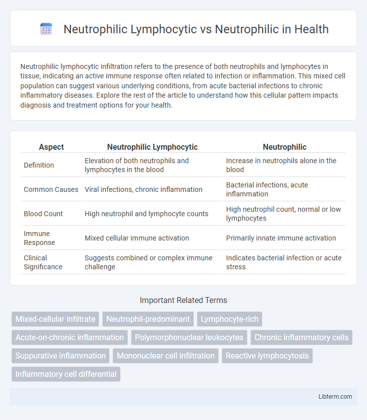 Neutrophilic vs Neutrophilic Lymphocytic in Health - What is The Difference?