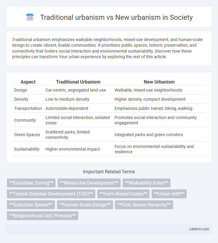New urbanism vs Traditional urbanism in Society - What is The Difference?