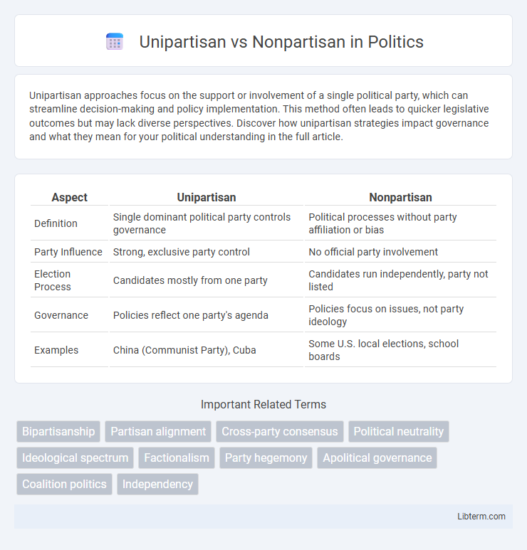 Nonpartisan vs Unipartisan in Politics - What is The Difference?