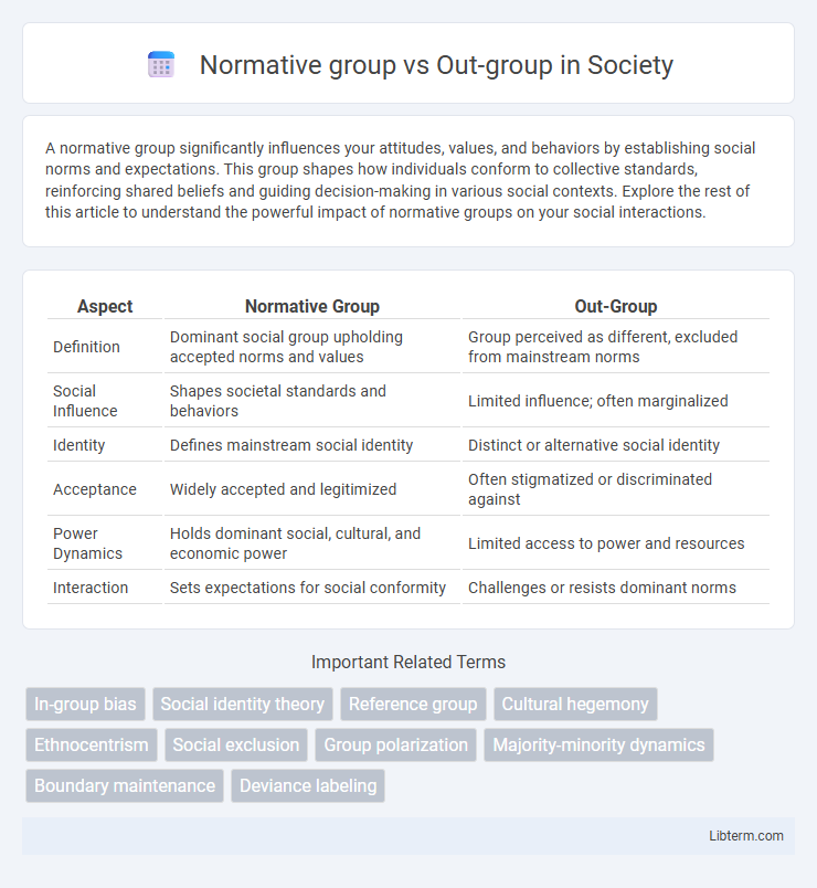 Out-group vs Normative group in Society - What is The Difference?