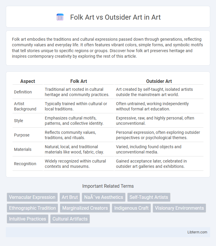Outsider Art vs Folk Art in Art - What is The Difference?