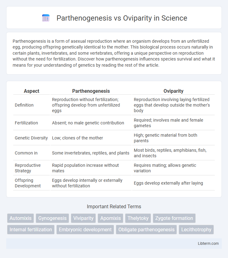 Oviparity vs Parthenogenesis in Science - What is The Difference?