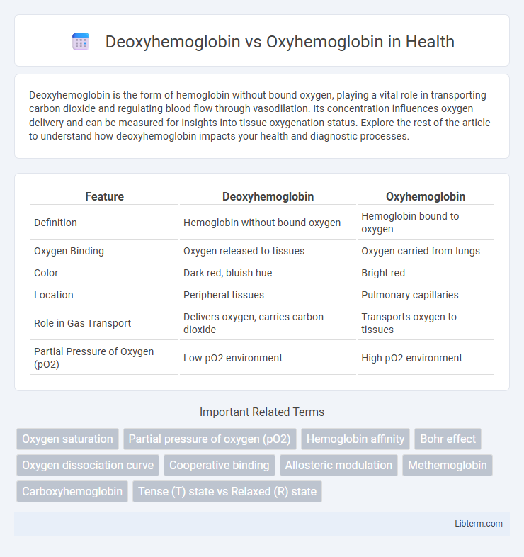 Oxyhemoglobin vs Deoxyhemoglobin in Health - What is The Difference?