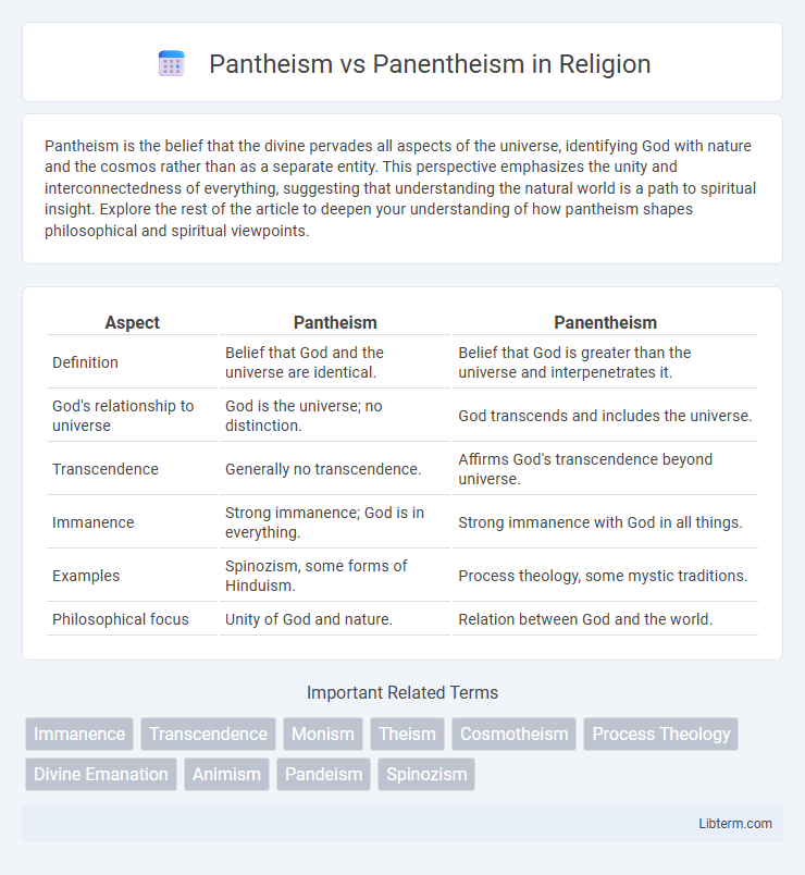 Panentheism vs Pantheism in Religion - What is The Difference?