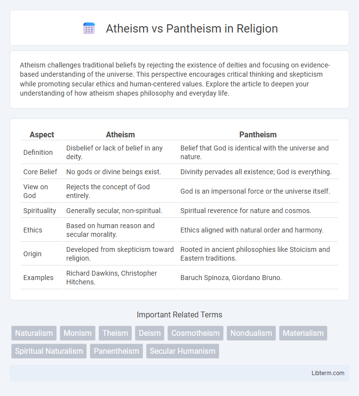 Pantheism vs Atheism in Religion - What is The Difference?