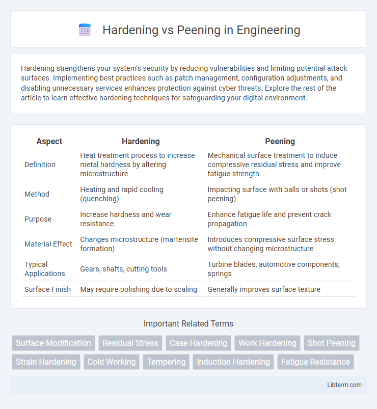 Peening vs Hardening in Engineering - What is The Difference?